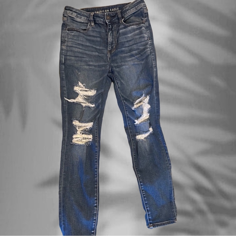 *AMERICAN EAGLE OUTFITTERS* high waist jeans 12